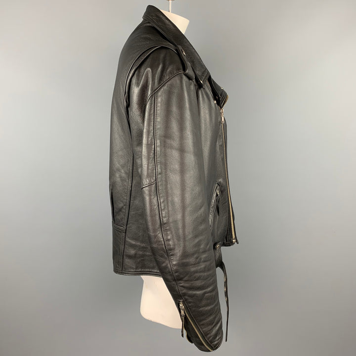 HARLEY DAVIDSON Size XXL Black Leather Motorcycle Jacket