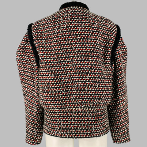GUCCI MLB Giants Automne 2018 Taille 4 Veste d'embellissement en polyamide multicolore noir