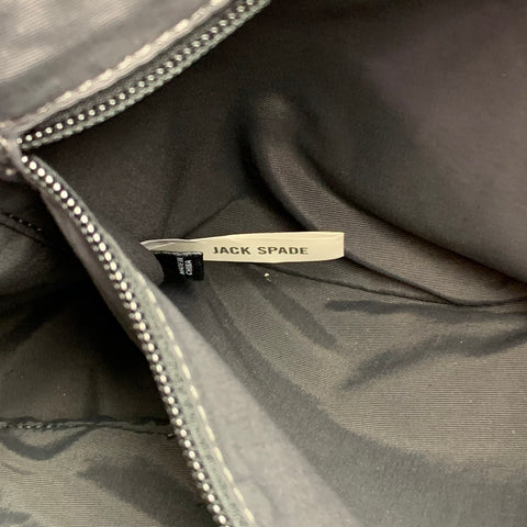 JACK SPADE Black Canvas Rectangle Laptop Bag