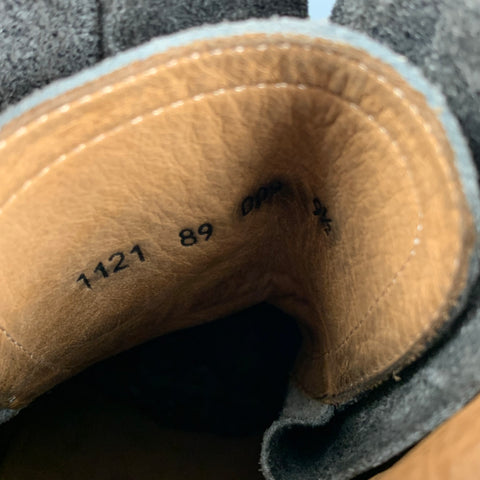 JOHN VARVATOS Taille 9.5 Bottes Bowery Gussett en cuir vieilli noir