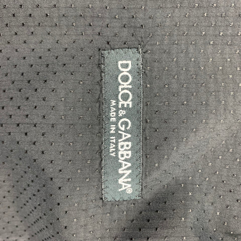 DOLCE & GABBANA Size 42 Brown & Black Wool Classic Vest