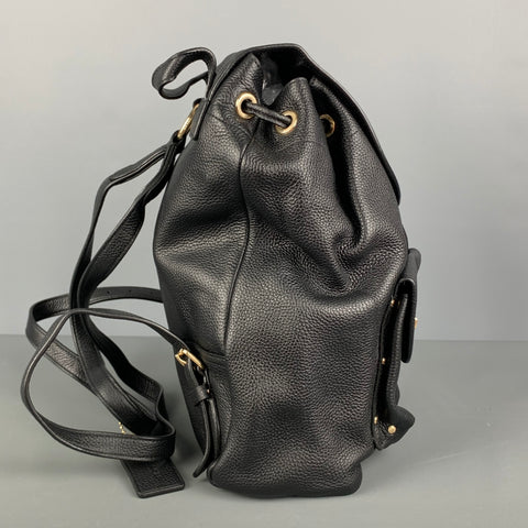COACH Black Pebble Grain Leather Backpack Handbag & Leather Goods – Sui Generis Designer Consignment
