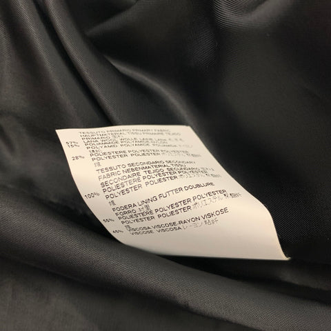 JUST CAVALLI Size 38 Black Gold Jacquard Wool Blend Sport Coat