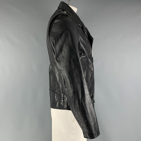 SCHOTT Chaqueta Moto Negra Talla L