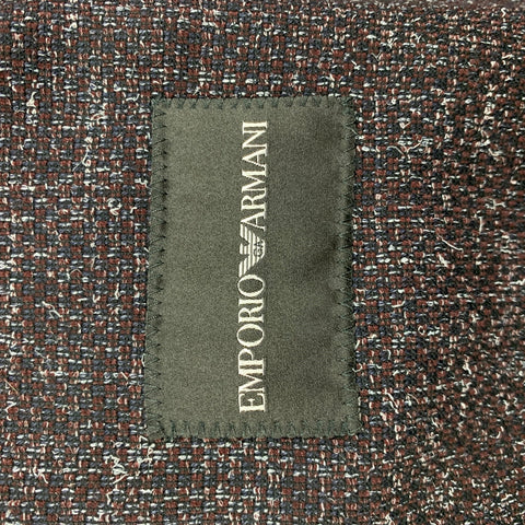 EMPORIO ARMANI Size 10 Purple Grey Heather Jacket Blazer