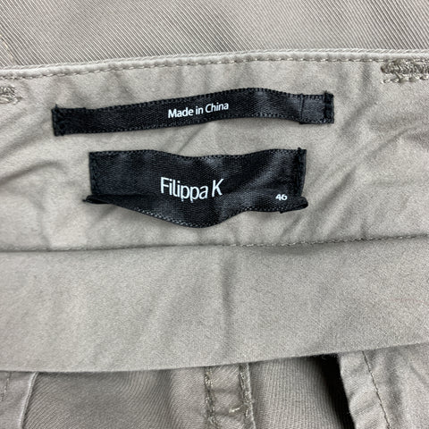 FILIPPA K Size 30 Grey Cotton Button Fly Shorts