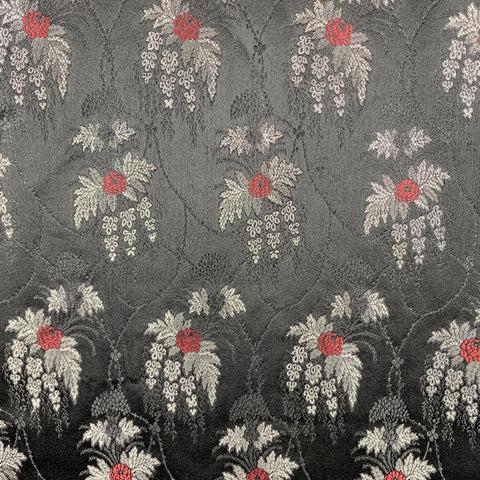 ALEXANDER MCQUEEN Mixed Fabrics Black Silk Scarf