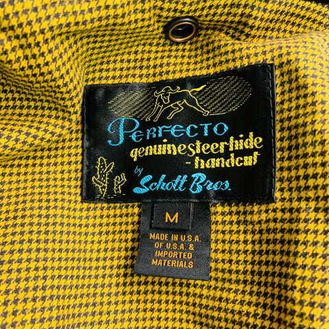 PERFECTO by SCHOTT BROS Chaqueta de moto de cuero negra talla M