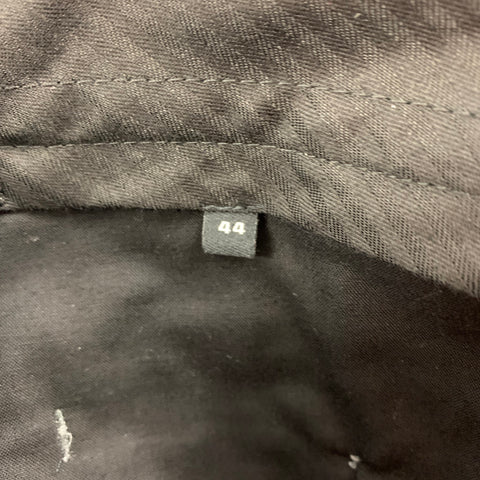 THE KOOPLES Size 30 Grey Plaid Wool Zip Fly Dress Pants