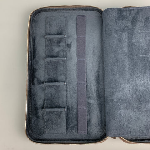 HODINKEE Dark Brown Leather Watch Travel Case