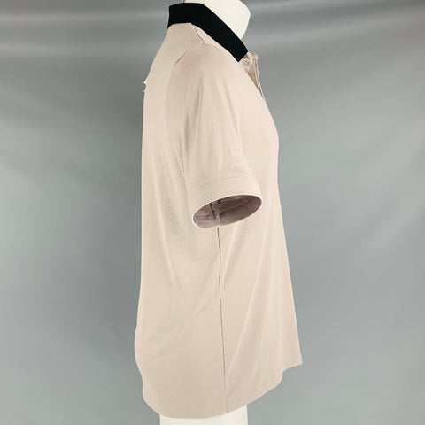 THEORY Size M Grey Black Modal Blend Polo