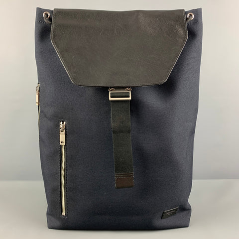 JACK SPADE Navy Black Canvas Backpack
