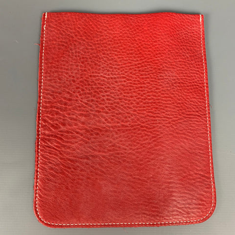 Housse iPad VINTAGE en cuir à rayures rouges et blanches