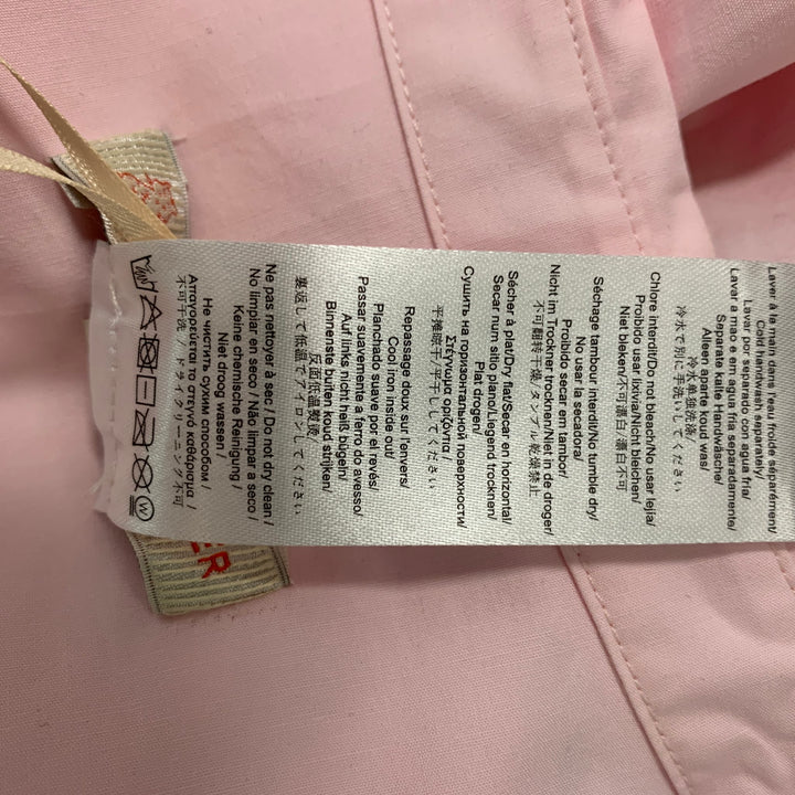 PAUL & JOE Size 0 Pink Multicolour Cotton Embroidered Long Sleeve Blouse
