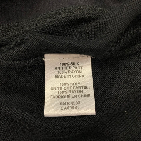 NANETTE LEPORE Size XS Black Silk Rayon Tank Casual Top