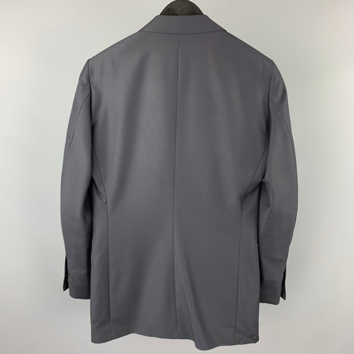 TOMORROWLAND Size 34 Black Wool Peak Lapel Tuxedo Suit