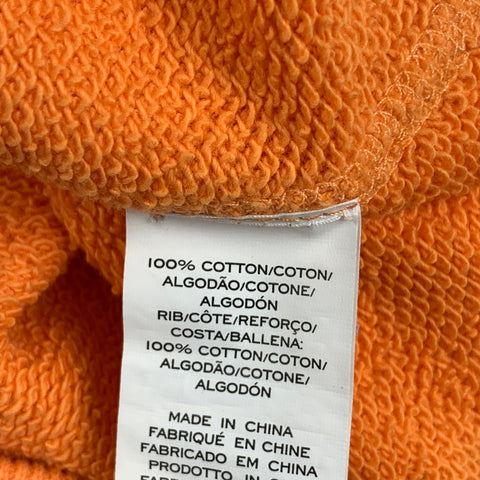 MARC JACOBS x PEANUTS Size XL Orange Black Graphic Cotton Crew-Neck Sweatshirt