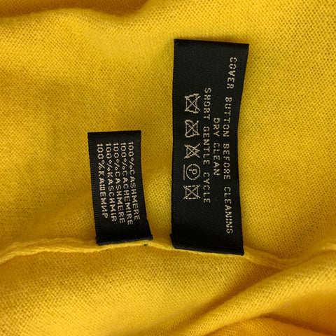 RALPH LAUREN Cashmere Knitted Size M Yellow Pullover