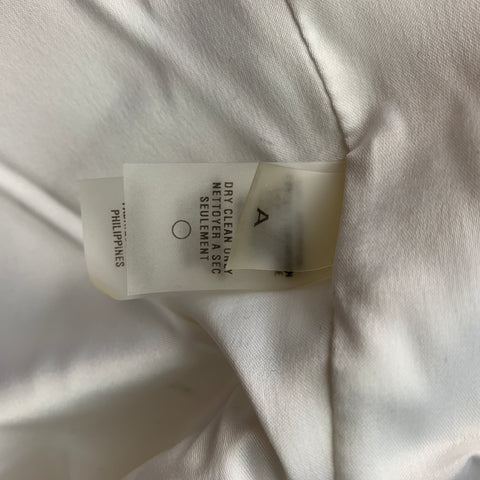 ELIE TAHARI Size S White Viscose Blend Jacket Blazer