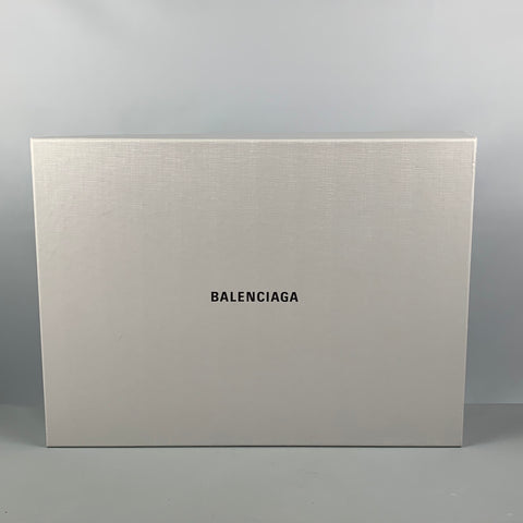 BALENCIAGA Rhino Size 11 Black Lace Up Pyramid Chuncky Boots