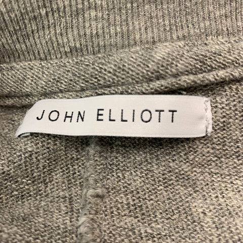 JOHN ELLIOTT Size S Grey Heather Cotton Short Sleeve T-shirt