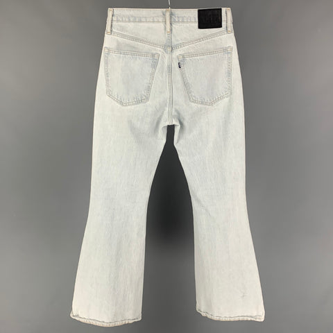 LEVI'S MADE & CRAFTED Size 27 Light Blue Cotton Bell Bottom Jeans