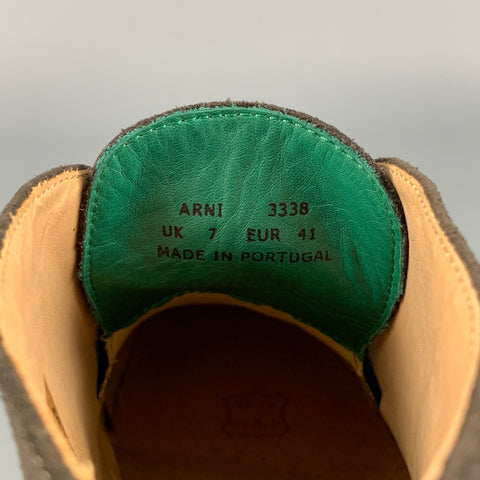 Botas chukka con cordones de cuero marrón talla 8 de PS by PAUL SMITH