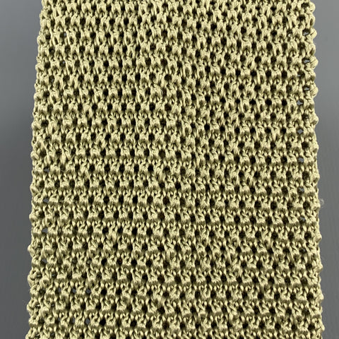 LOCK & CO LONDON Moss Green Silk Textured Knit Tie