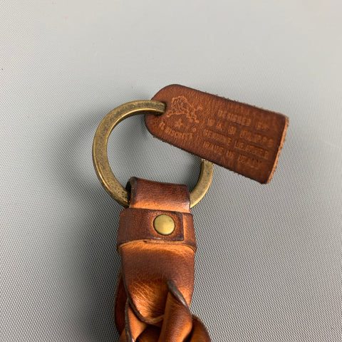 Porte-clés tressé beige IL BISONTE