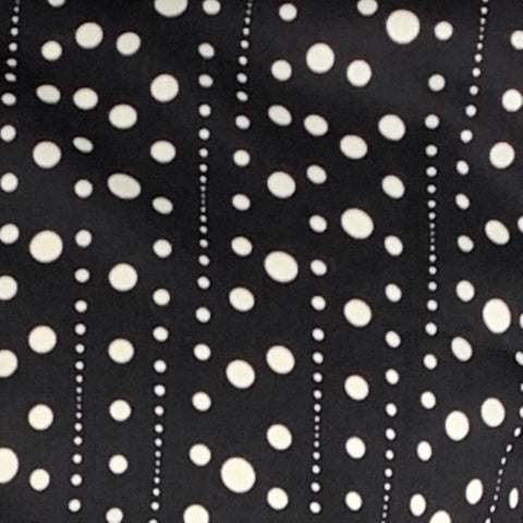 ETRO Size L Black White Polka Dot Cotton Button Up Long Sleeve Shirt