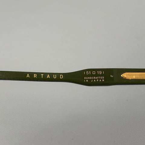 Montures Artaud en acétate vert JACQUES MARIE MAGE en édition limitée