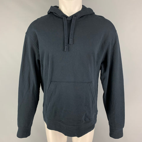 COS Size M Navy Cotton Hoodie Sweatshirt