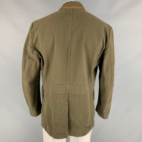 RRL by RALPH LAUREN Size XL Olive Cotton Jacket