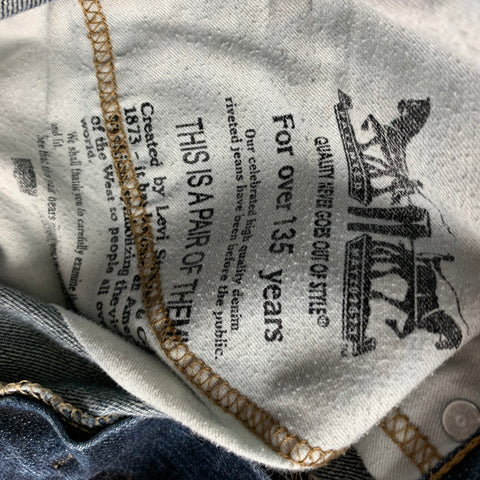 LEVI STRAUSS Size 32 Indigo Cotton Jeans