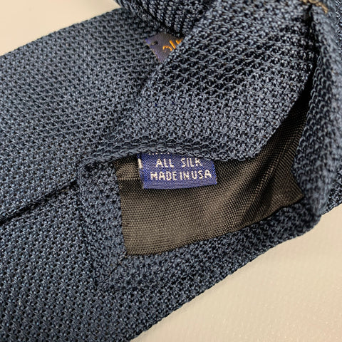 BENTLEY Navy Textured Silk Tie