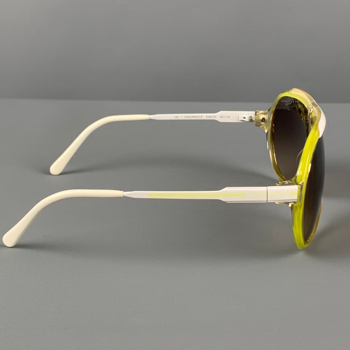 CARRERA Green & White Acetate Endurance Sunglasses