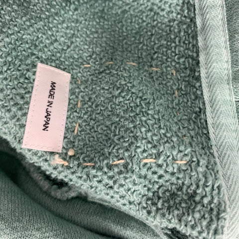 VISVIM Sudadera con capucha Jumbo de algodón con lavado verde talla XL