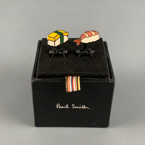 PAUL SMITH Multi-Color Metal Cuff Links