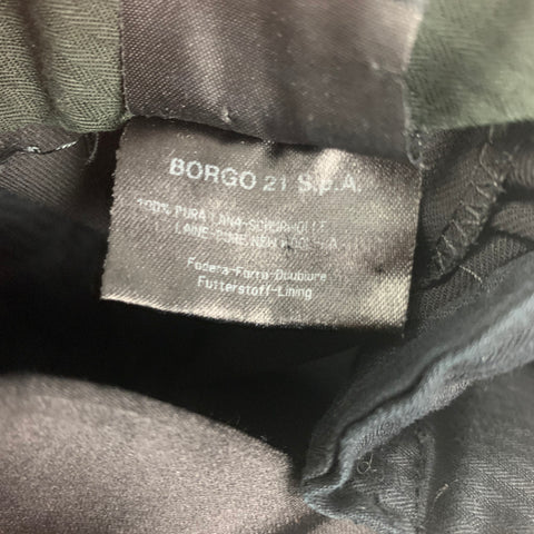 GIORGIO ARMANI Size 32 Black Wool Tuxedo Dress Pants