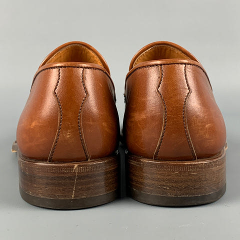 BARRETT x WILKES BASHFORD Size 7.5 Tan Leather Slip On Loafers
