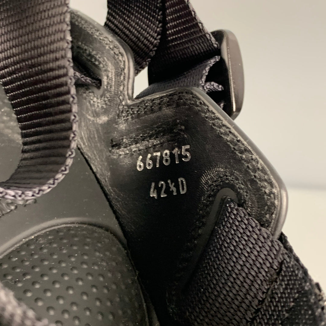 ALEXANDER MCQUEEN Size 9.5 Black Straps Sandals