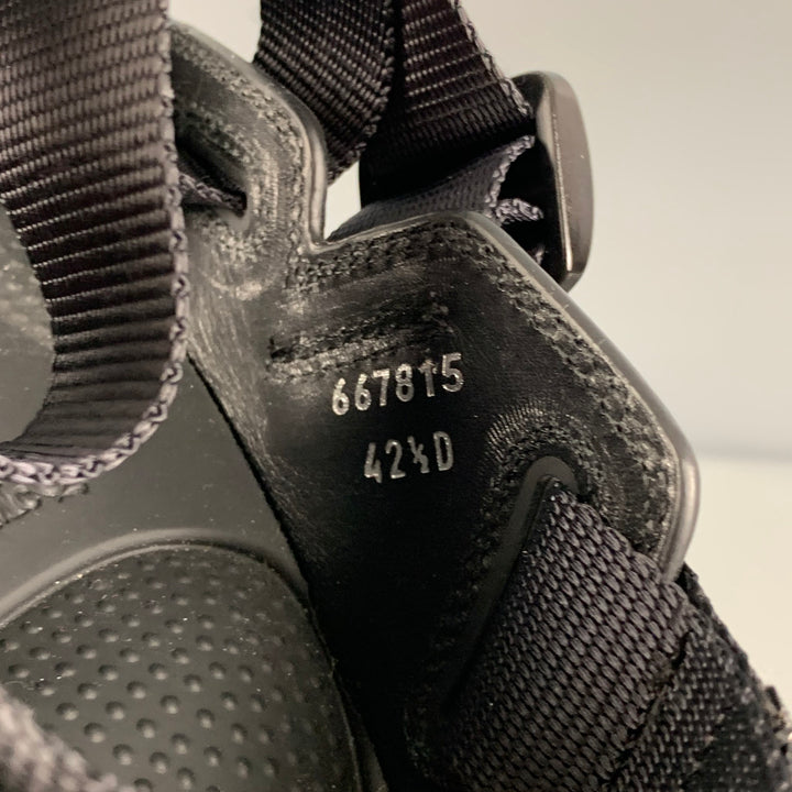 ALEXANDER MCQUEEN Size 9.5 Black Straps Sandals