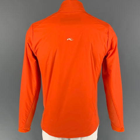 KJUS Size 42 Orange Polyamide Zip Up Jacket