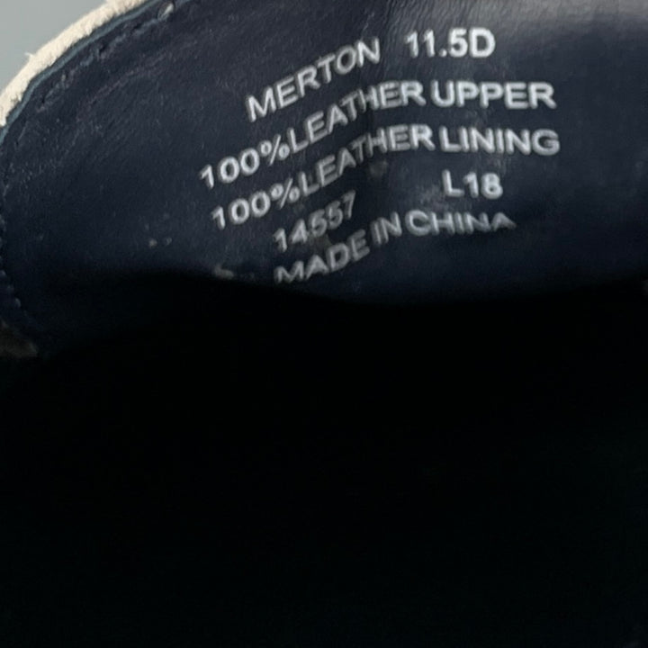 POLO de RALPH LAUREN Talla 11.5 Mocasines náuticos blancos plateados