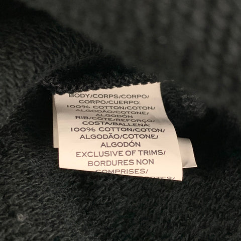 MARC JACOBS Taille L Pull à col rond en coton pailleté noir et or