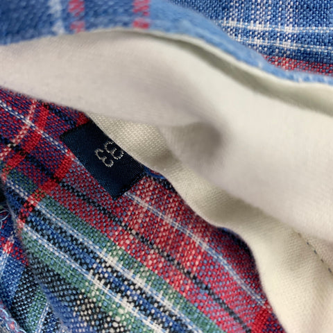 POLO by RALPH LAUREN Size 33 Multi-Color Plaid Cotton Zip Fly Shorts
