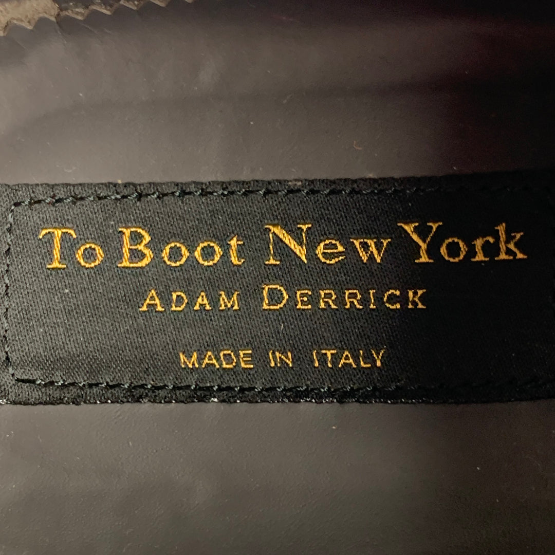 TO BOOT NY Mocasines con puntera de cuero perforado marrón talla 9