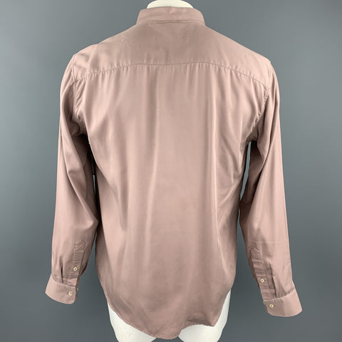 A KIND OF GUISE Size XL Mauve Lyocell Button Down Long Sleeve Shirt