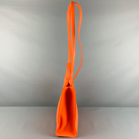 TELFAR Waist Size M Orange Textured Polyester Blend Tote Handbag
