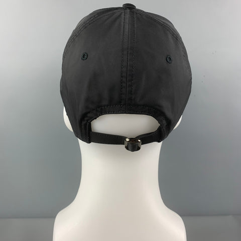 VALENTINO Black Logo Polyester VLTN Hat